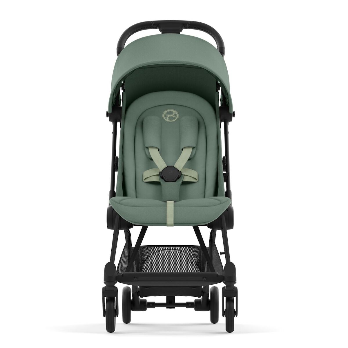 Kinderwagen COŸA Cybex Matt Black-Leaf Green