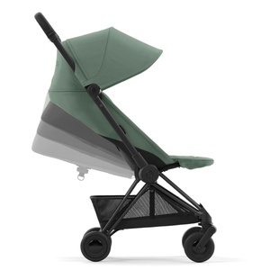 Kinderwagen COŸA Cybex Matt Black-Leaf Green