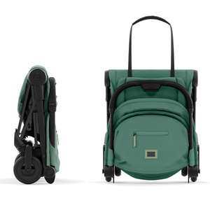 Kinderwagen COŸA Cybex Matt Black-Leaf Green
