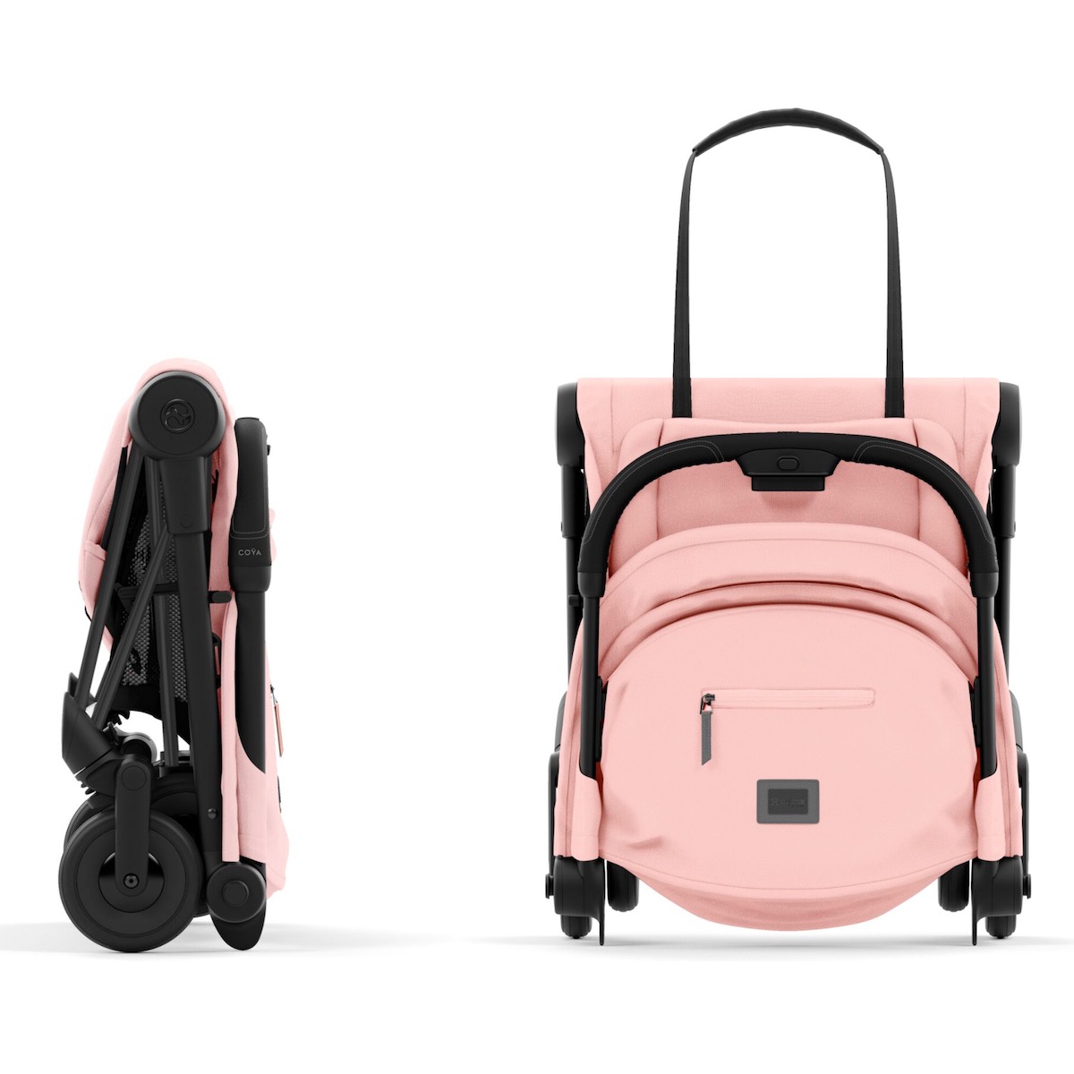 Kinderwagen COŸA Cybex Matt Black-Peach Pink