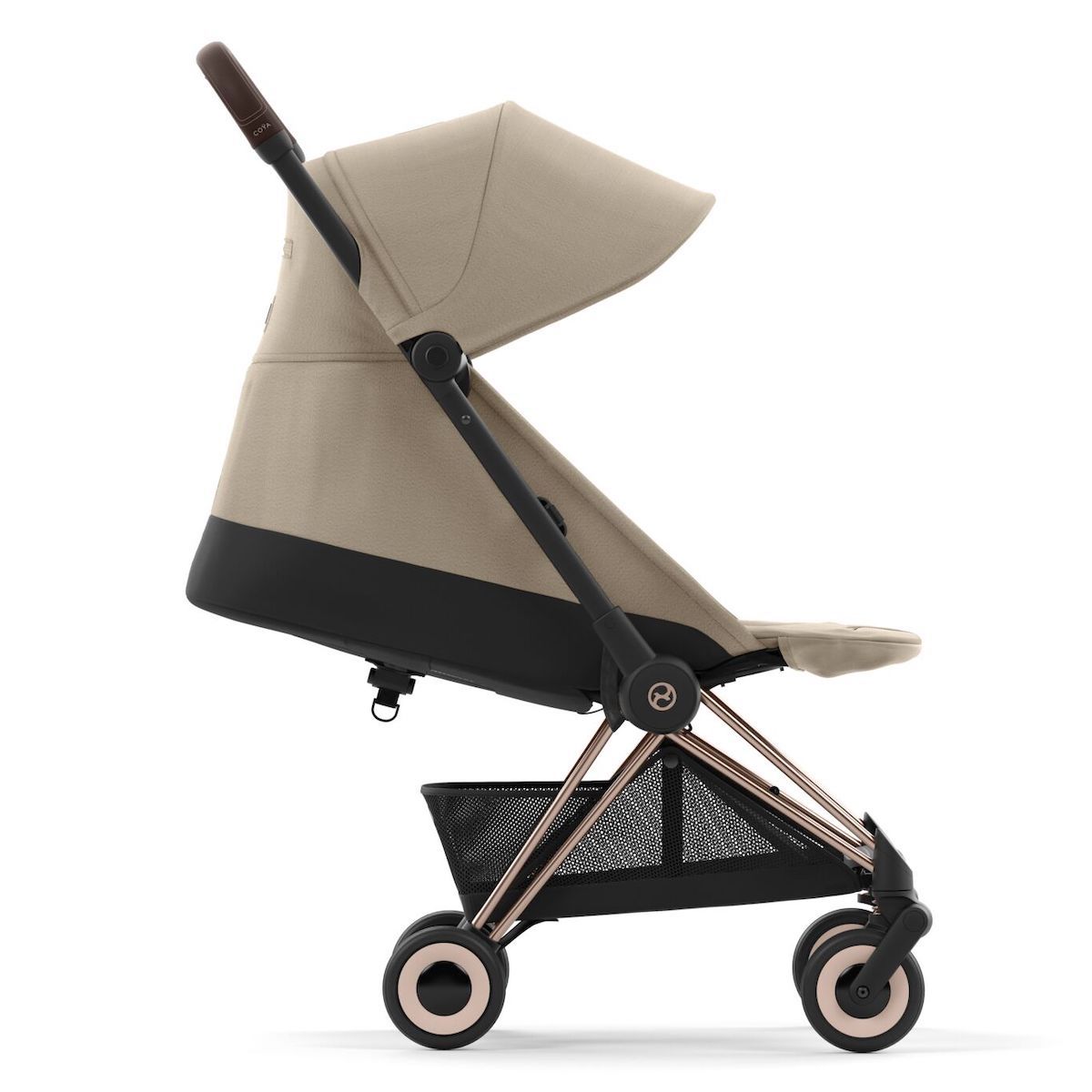 Kinderwagen COŸA Cybex Rosegold-Cozy Beige