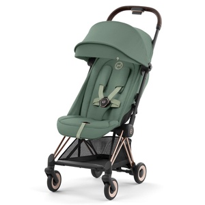 Kinderwagen COŸA Cybex Rosegold-Leaf Green