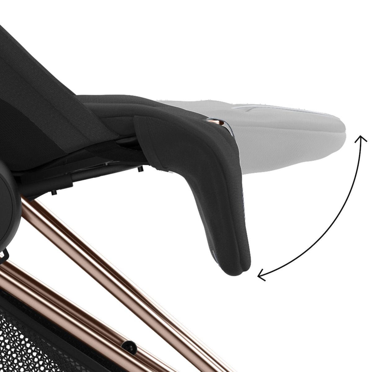 Kinderwagen COŸA Cybex Rosegold-Sepia Black