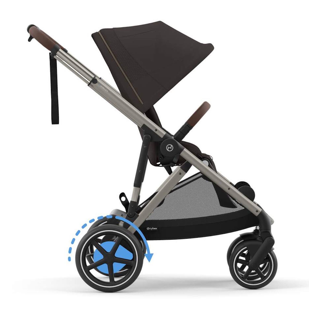 Kinderwagen eGAZELLE S Cybex Taupe Chocolat