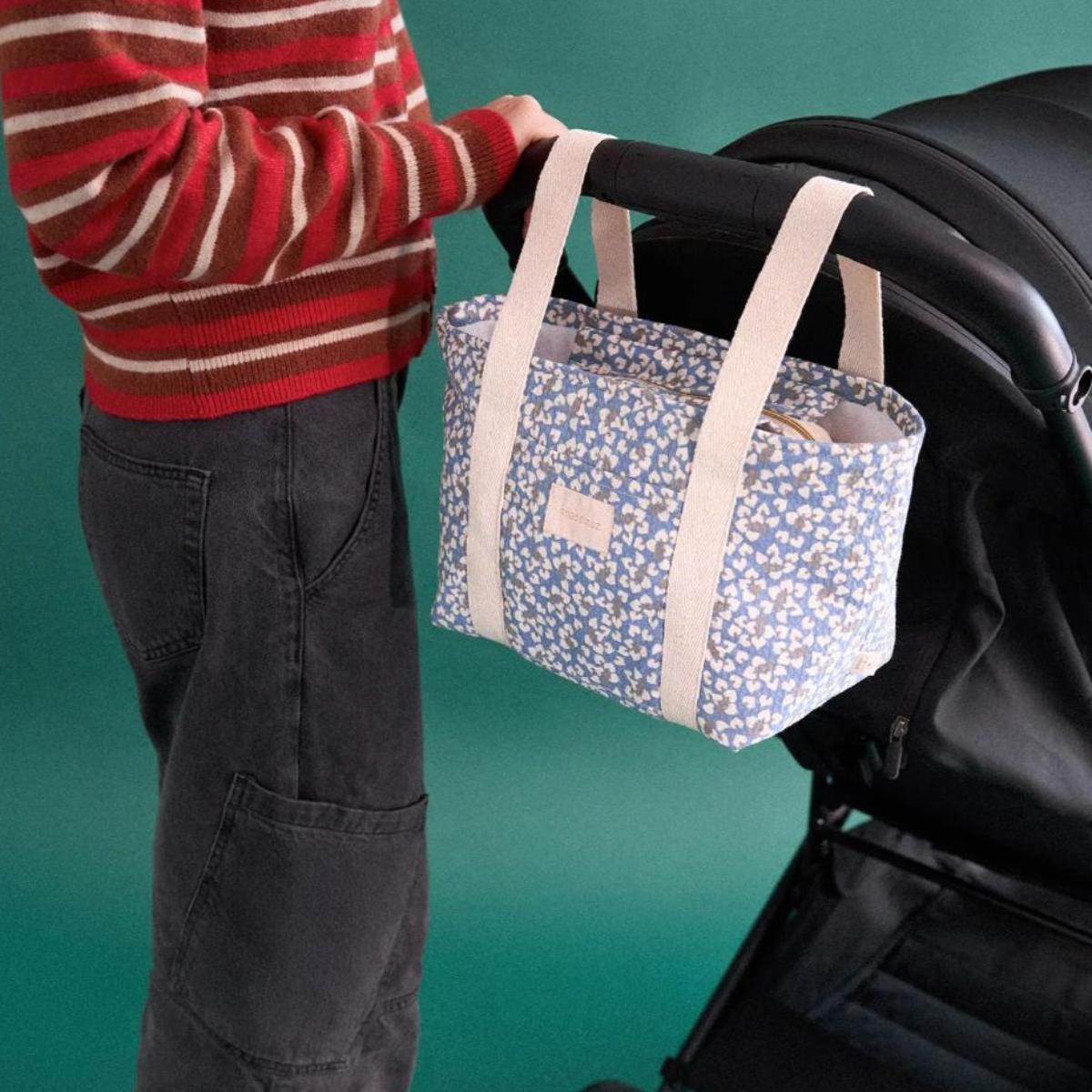 Kinderwagen-Organizer OPERA Nobodinoz blue yumiko