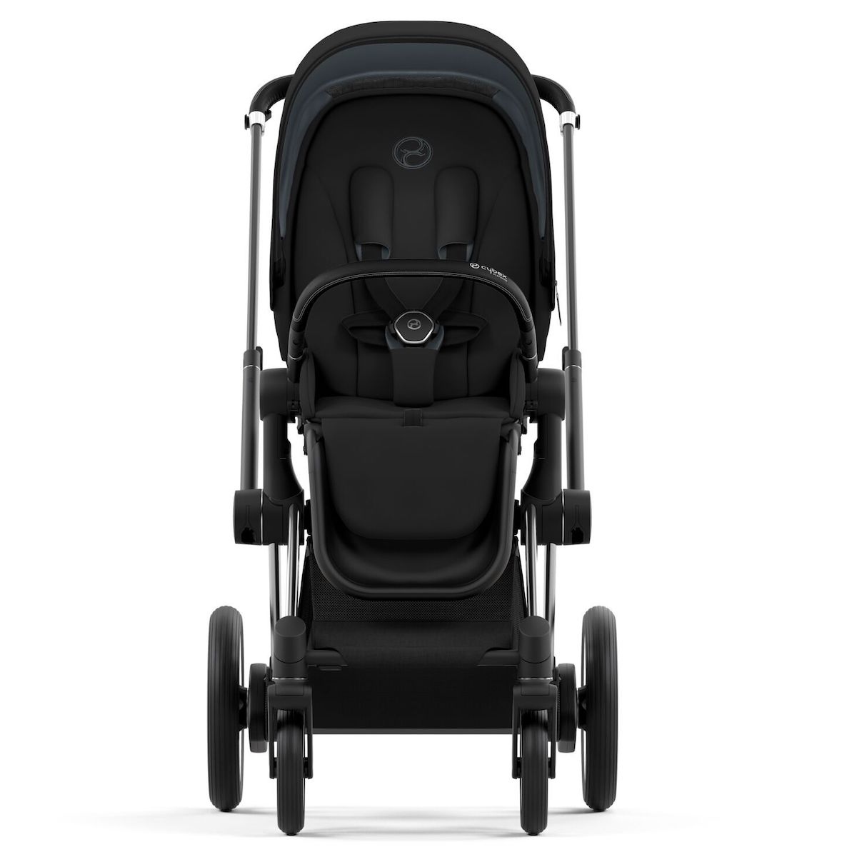 Kinderwagen Rahmen ePRIAM Cybex Chrome Black