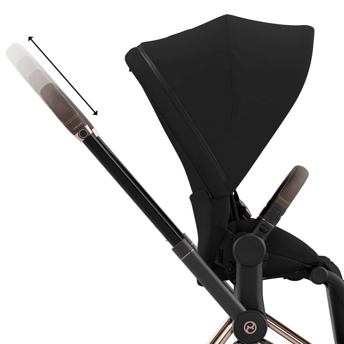 Kinderwagen Rahmen PRIAM Cybex Chrome Black