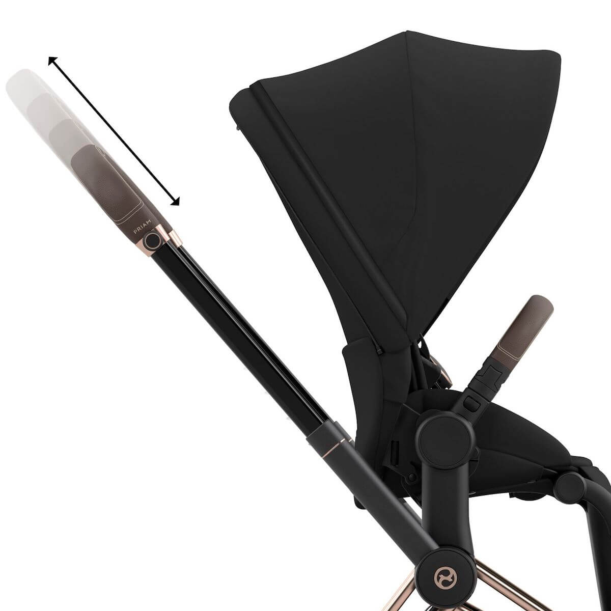 Kinderwagen Rahmen PRIAM Cybex Matt Black