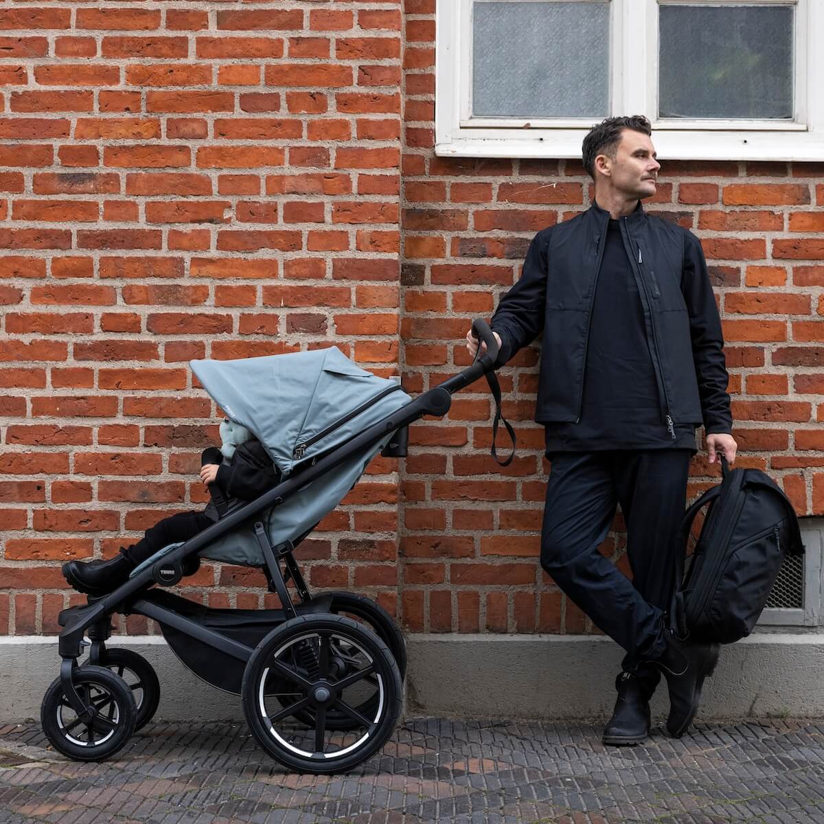 Kinderwagen Urban Glide 4-Rad Thule mid blue