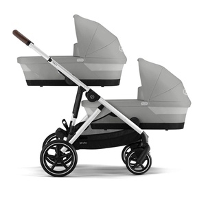 Kinderwagenaufsatz GAZELLE S Cybex Stone Grey mittelgrau