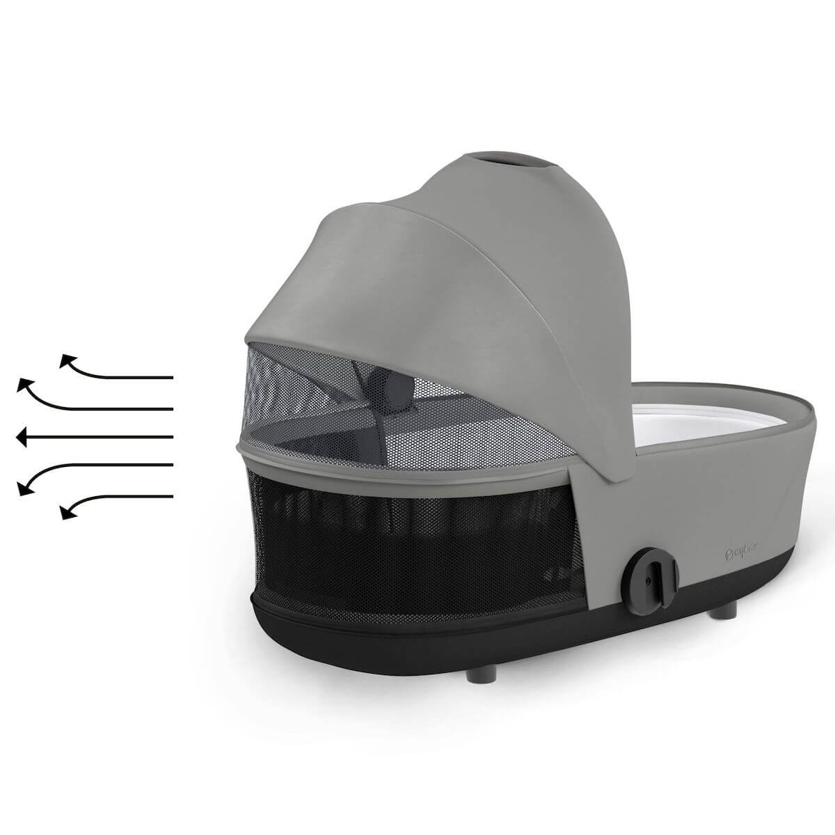 Kinderwagenaufsatz Lux MIOS Cybex Mirage Grey