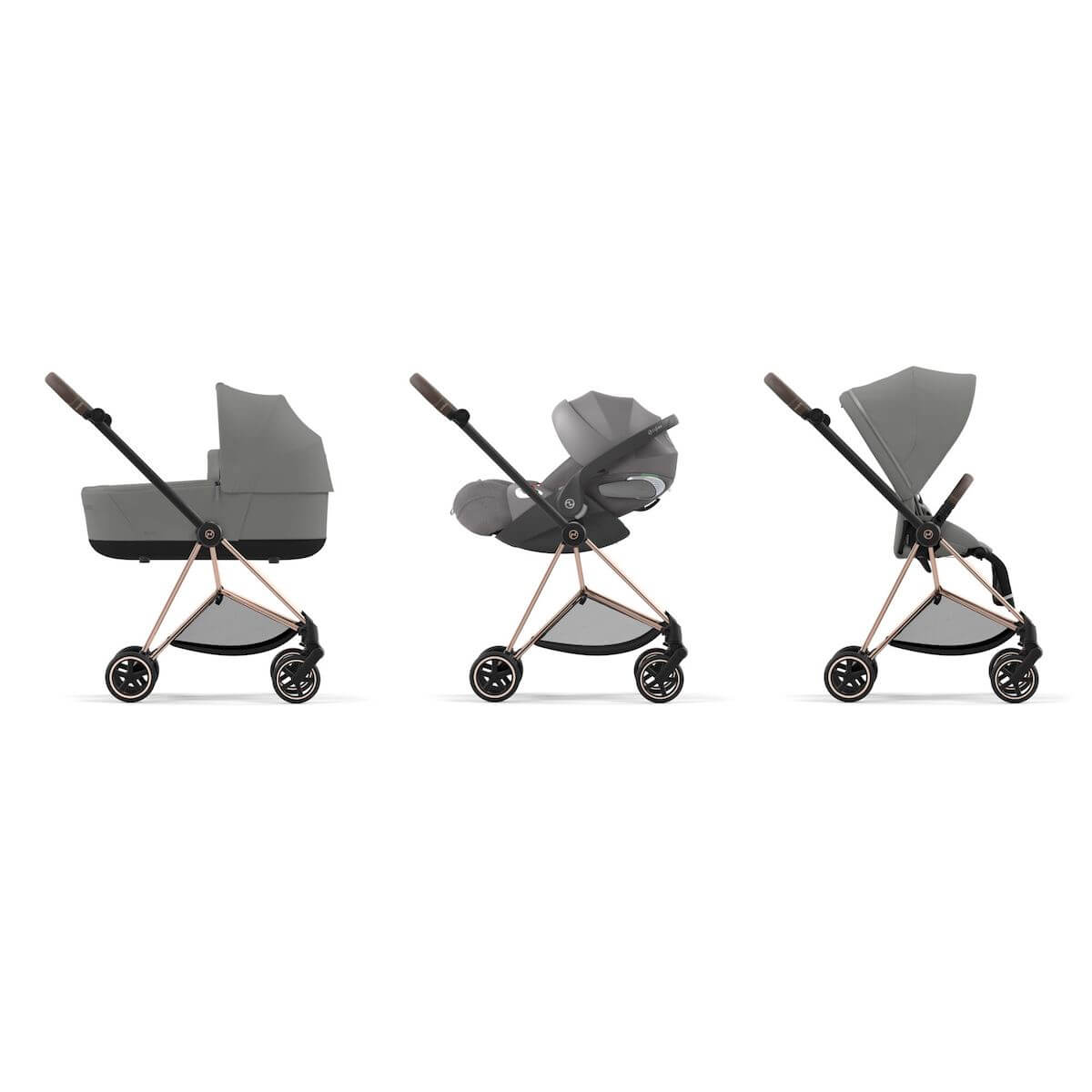 Kinderwagenaufsatz Lux MIOS Cybex Mirage Grey