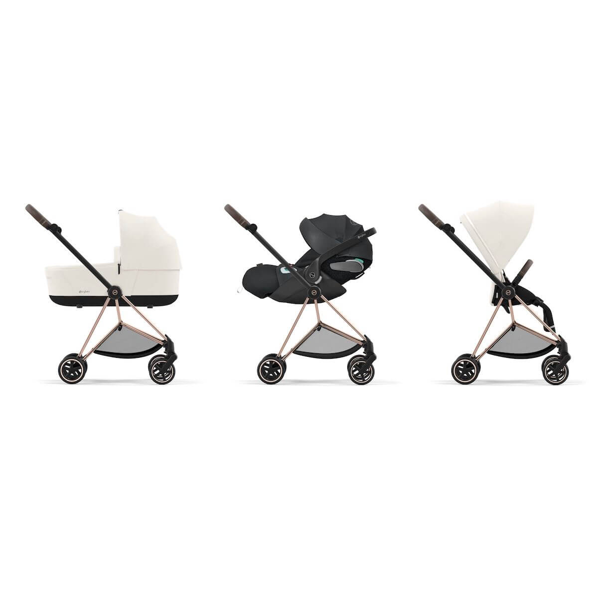 Kinderwagenaufsatz Lux MIOS Cybex Off White