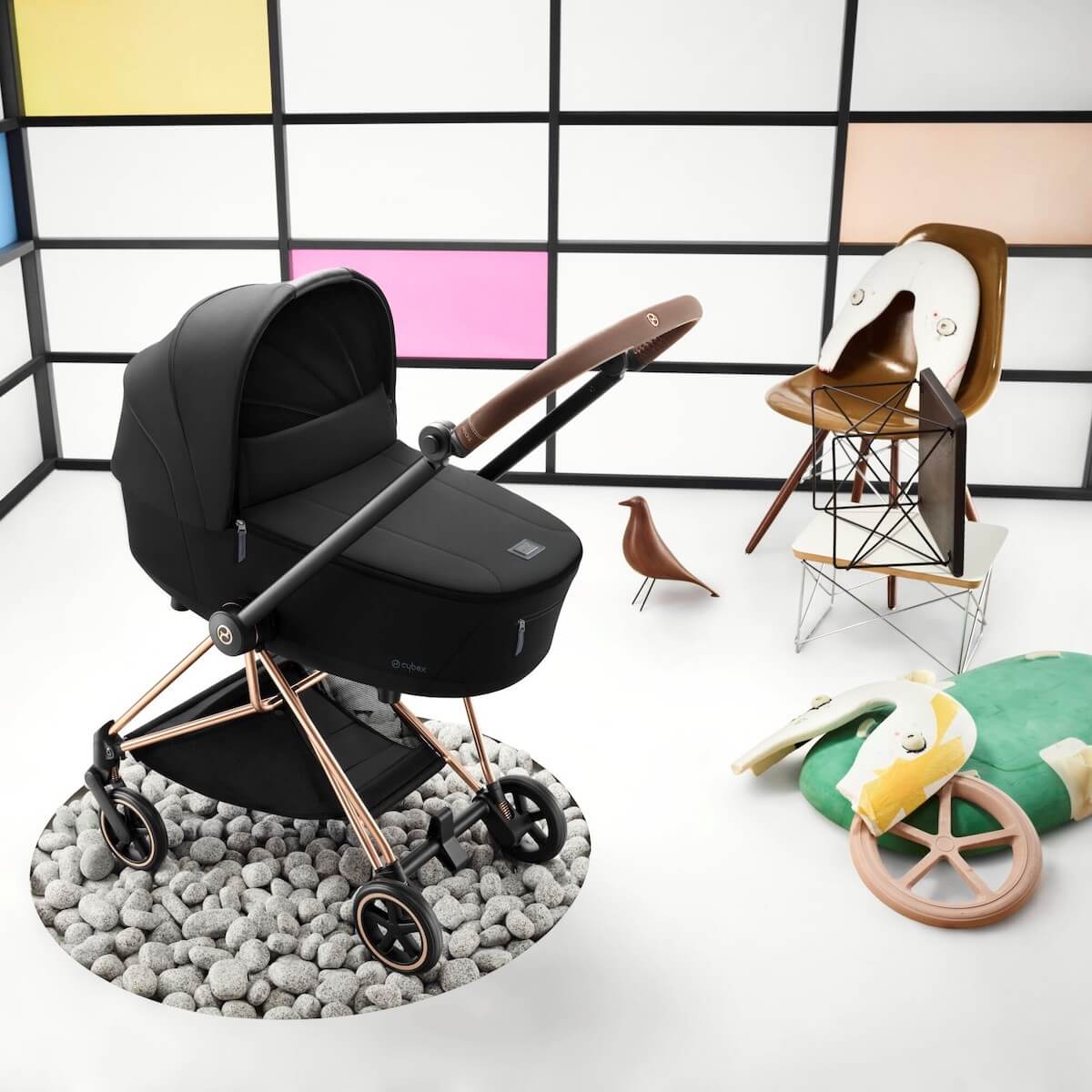 Kinderwagenaufsatz Lux MIOS Cybex Off White