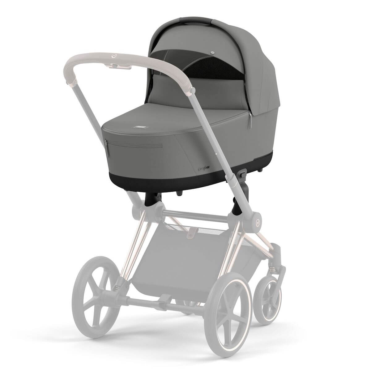 Kinderwagenaufsatz luxe PRIAM Cybex Mirage Grey