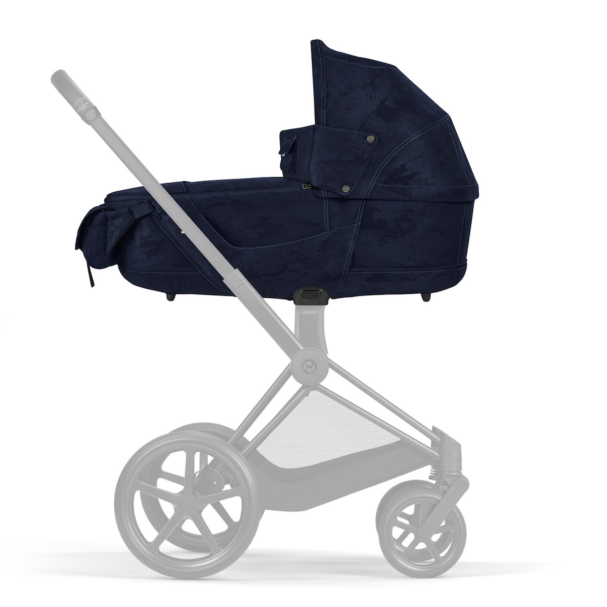 Kinderwagenaufsatz luxe PRIAM Cybex Rebellious Denim Blue