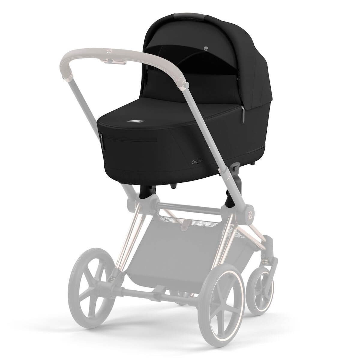 Kinderwagenaufsatz luxe PRIAM Cybex Sepia Black