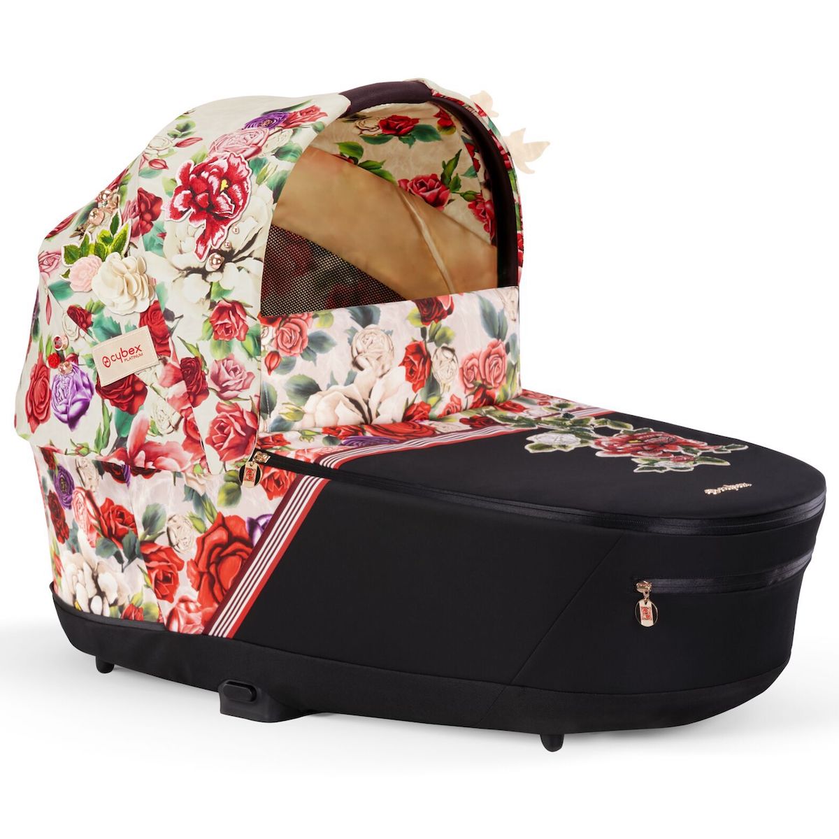 Kinderwagenaufsatz luxe PRIAM Cybex Spring Blossom Light