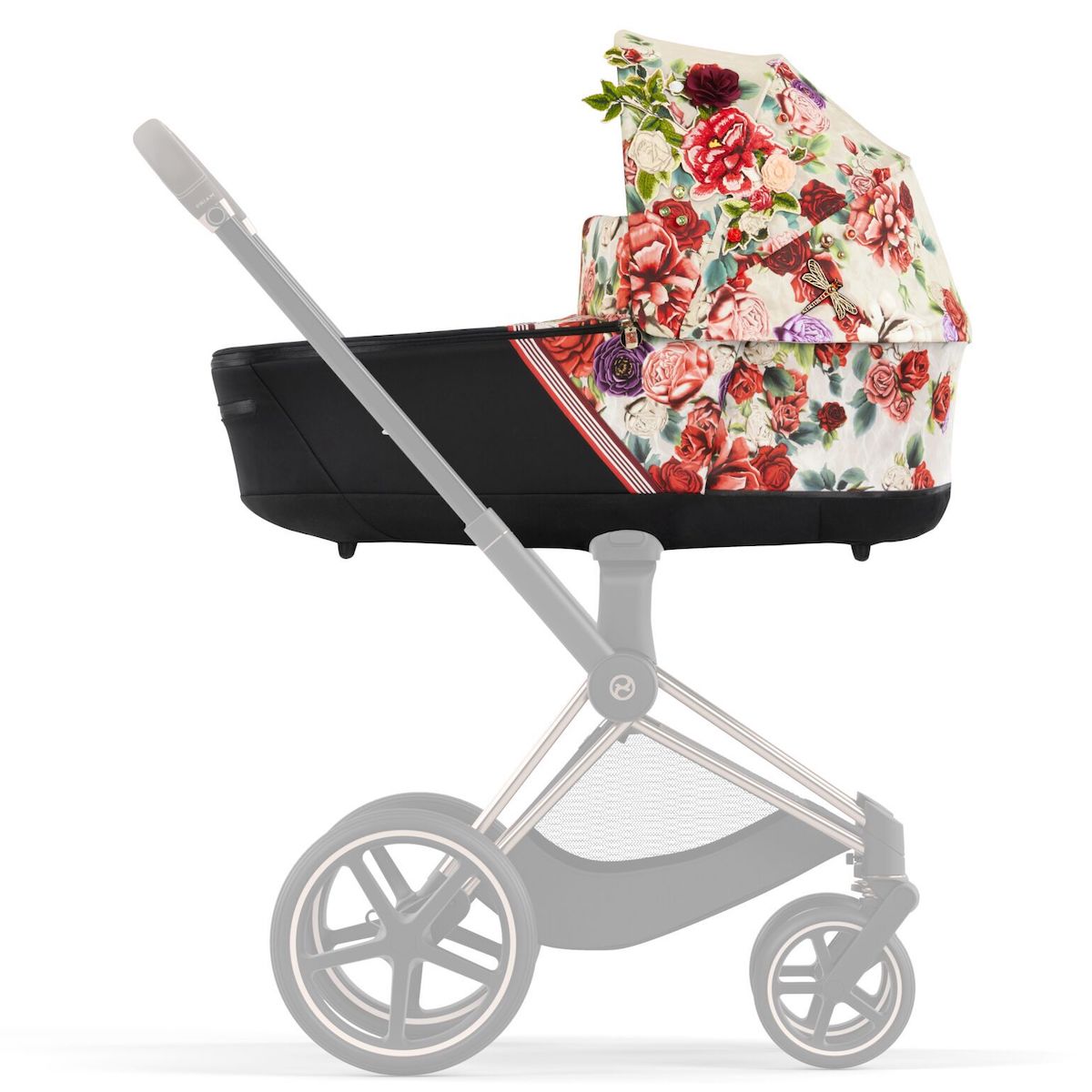 Kinderwagenaufsatz luxe PRIAM Cybex Spring Blossom Light
