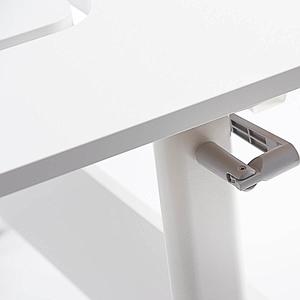 Kippbarer Kinderschreibtisch middle up MOBY Flexa weiß