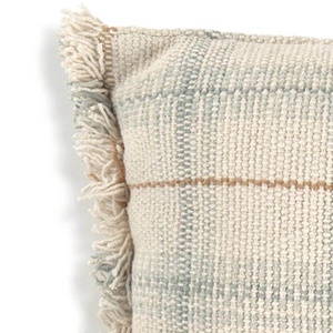 Kissen 25x40cm HANDLOOM Wouf wouf Lorena Canals blue sage