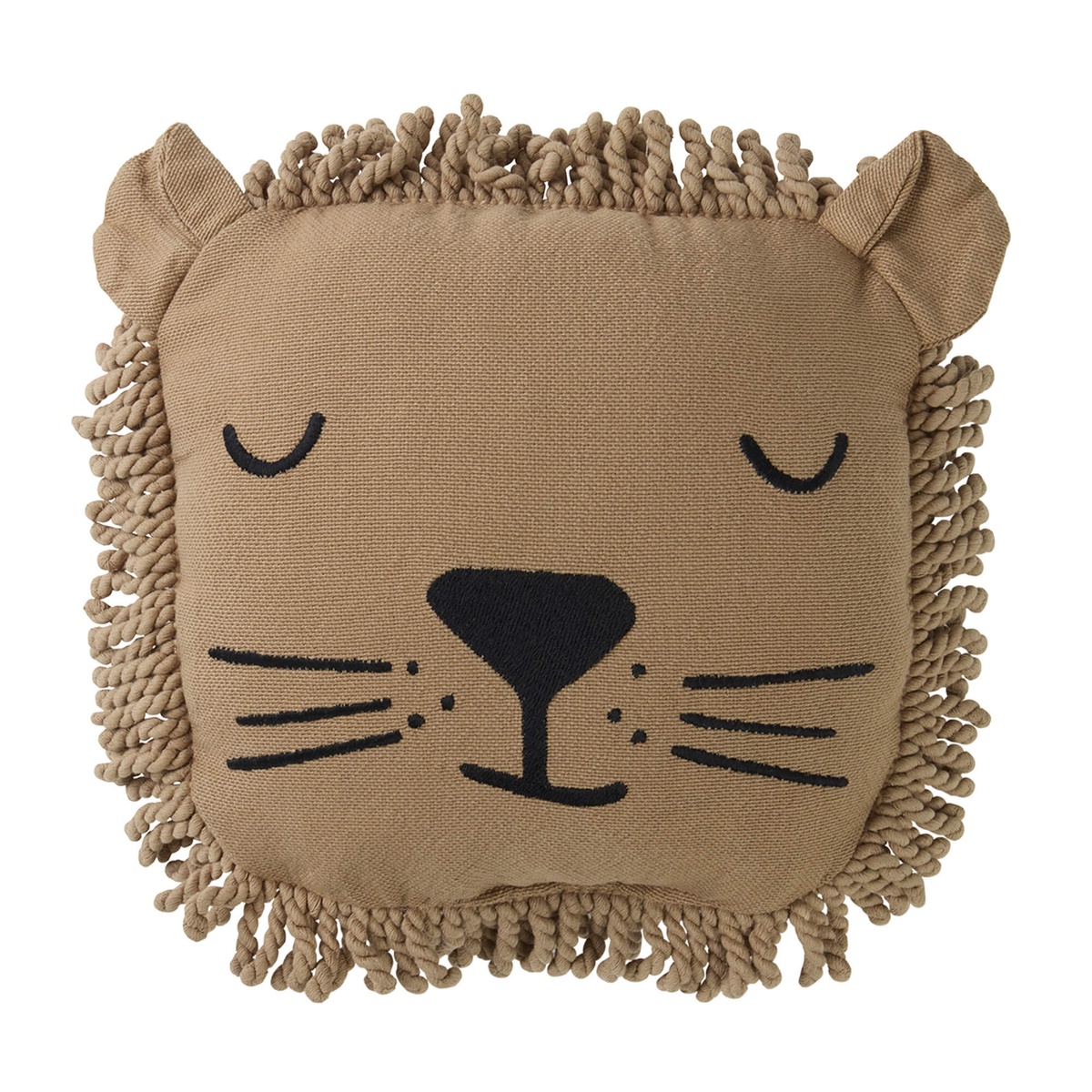 Kissen 34x34cm Nobodinoz Löwe Sesam