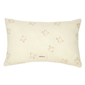 Kissen 35x23cm WABI SABI Nobodinoz brown hoshi birds