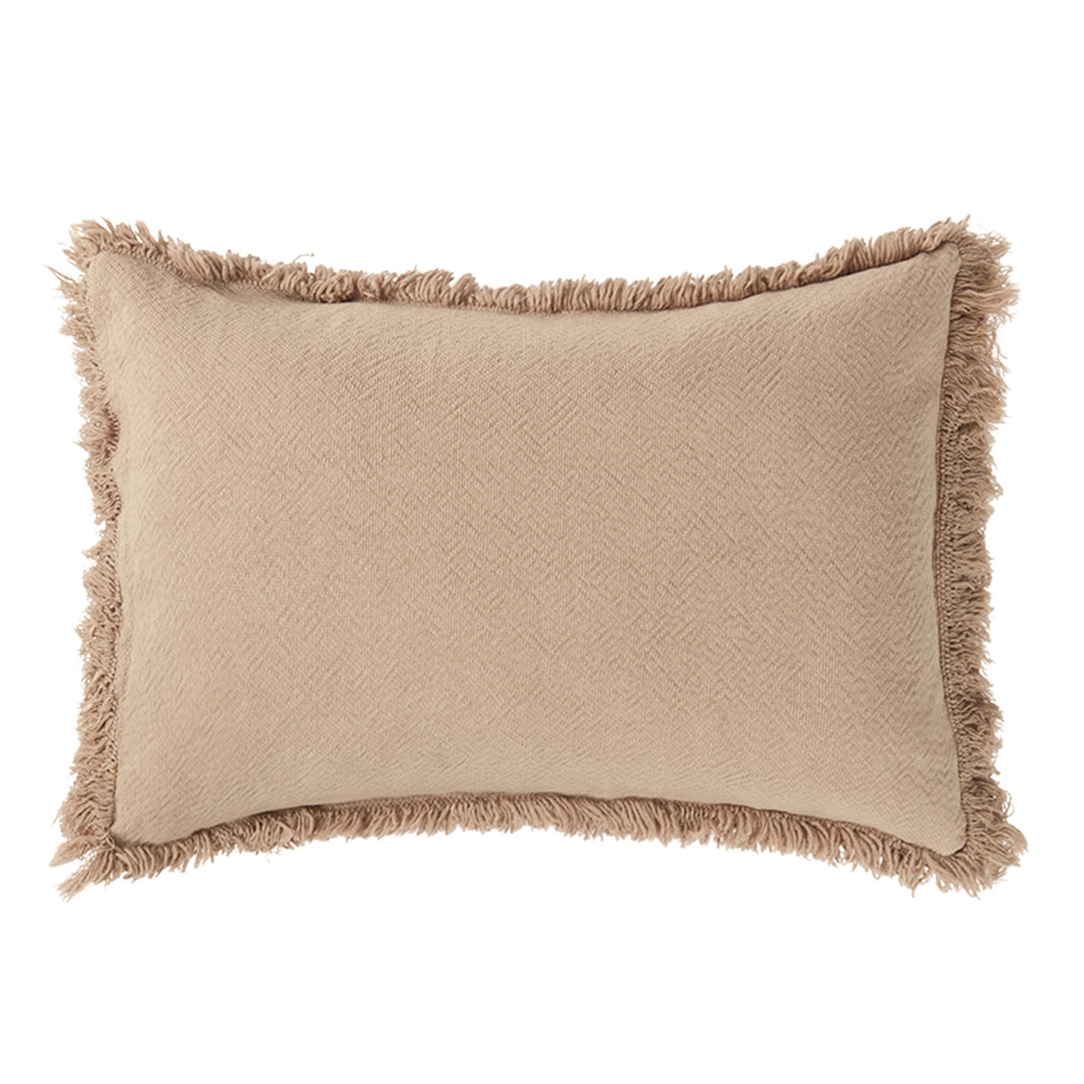 Kissen 45x30cm LANDSCAPE Nobodinoz Fringes sesame