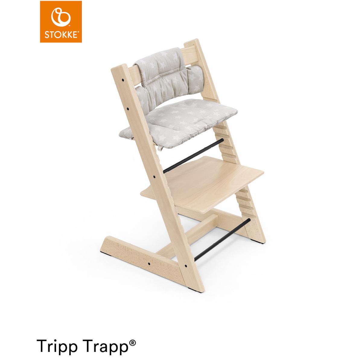 Kissen Hochstuhl TRIPP TRAPP Stokke Stars silver