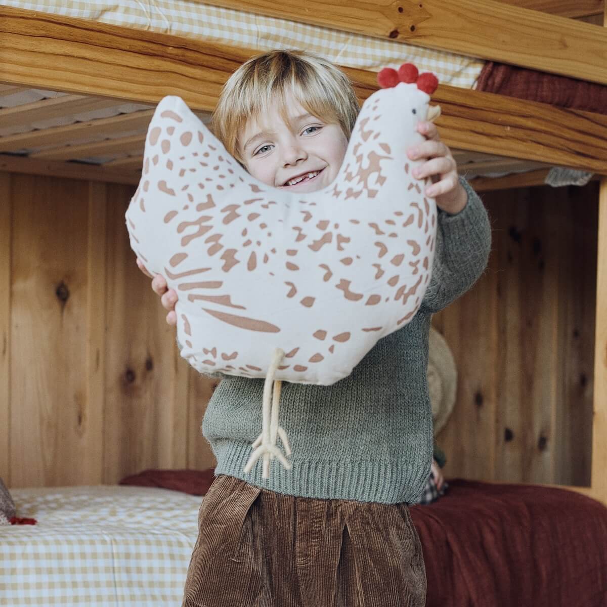 Kissen Huhn 36x35x11cm Lorena Canals