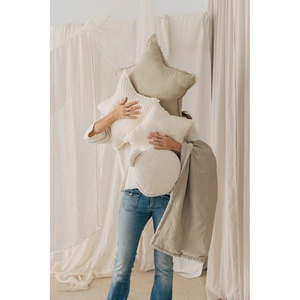 Kissen STAR Babyshower gofre vanilla