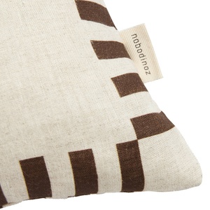 Kissen VIBES 40x40cm Nobodinoz Charcoal Stripes Horse