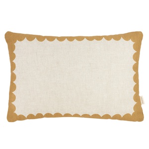 Kissen VIBES L 45x30cm Nobodinoz Mustard