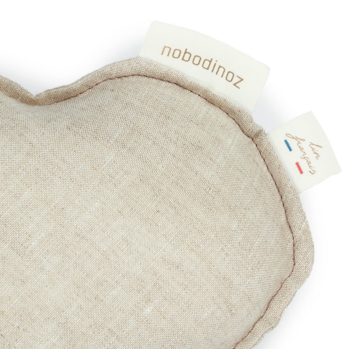 Kissen Wolke Leinen FRANZÖSISCH Nobodinoz Greige