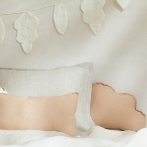 Kissen Wolke Leinen FRANZÖSISCH Nobodinoz Sand