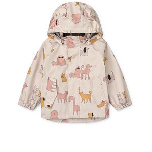 Kit de vêtements de pluie MANU 92 Liewood Cats and Dogs sandy