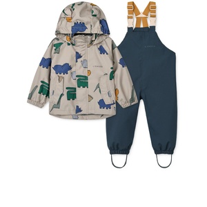 Kit de vêtements de pluie MANU 92 Liewood Dinosaurs mist