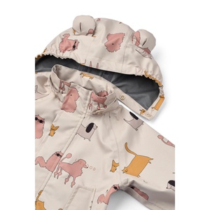 Kit de vêtements de pluie MANU 98 Liewood Cats and Dogs sandy