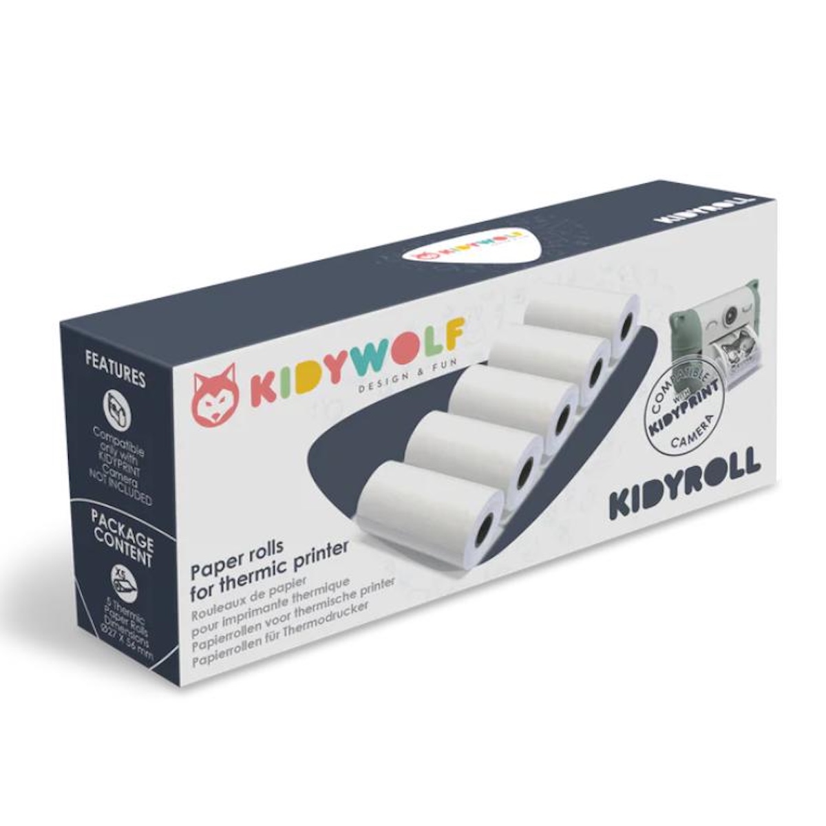 Klassische Nachfüllrollen KIDYROLL Kidywolf