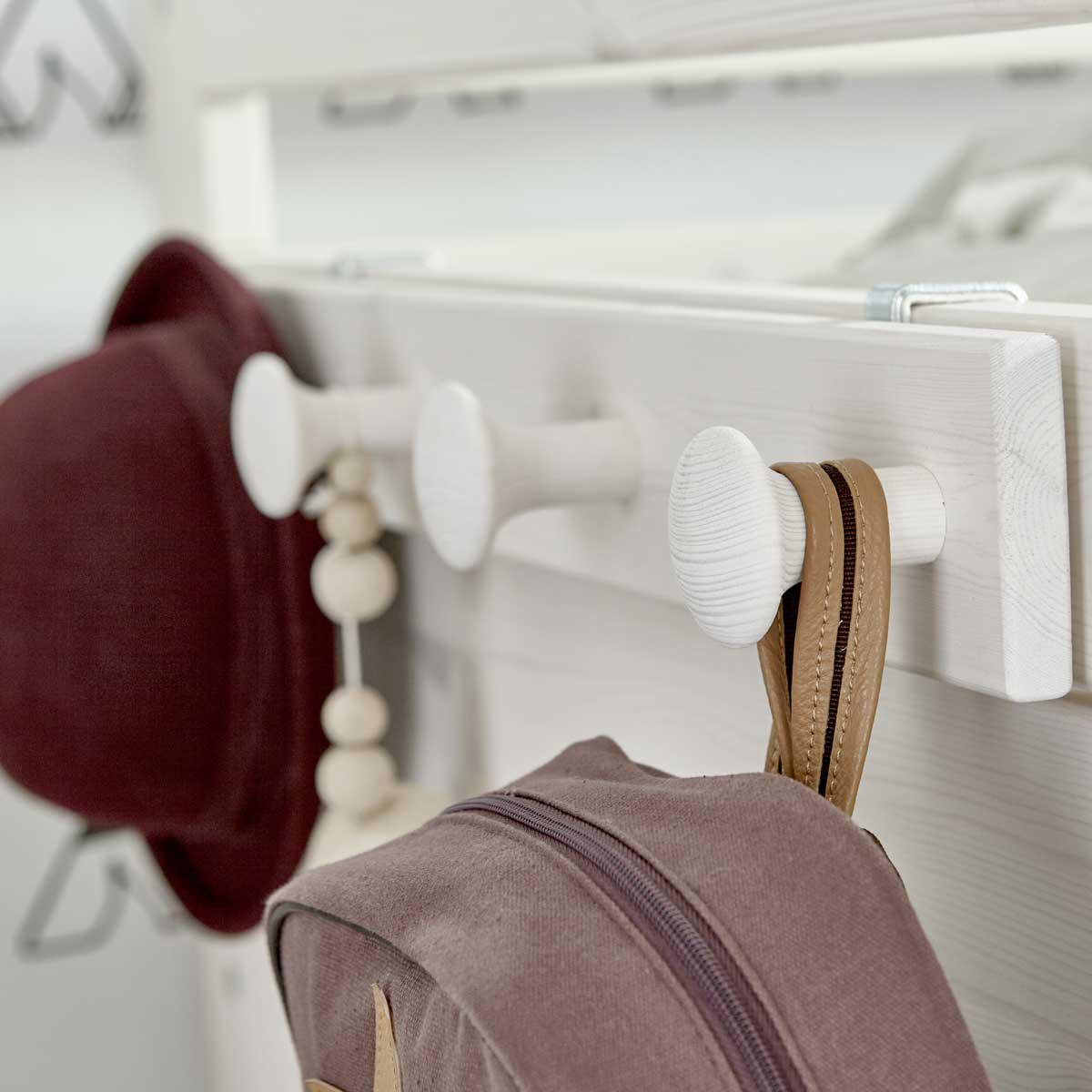 Kleiderhakenleiste für Kinderbett Lifetime weiß