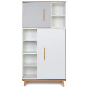 Kleiderschank 173cm 2-türig NADO manhattan grey-white