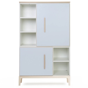 Kleiderschrank 147 cm 2-türig  NADO Curve Esche sky blue