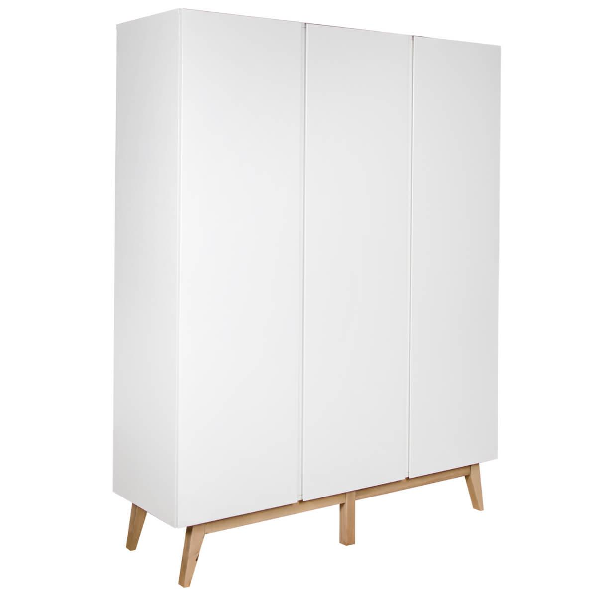 Kleiderschrank 152x198cm TRENDY Quax weiß