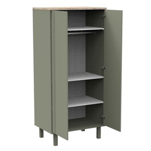 Kleiderschrank 2 Ports ELEONORE Sauthon kaki