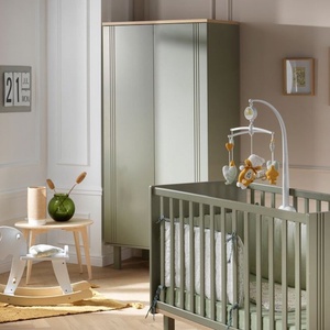 Kleiderschrank 2 Ports ELEONORE Sauthon kaki