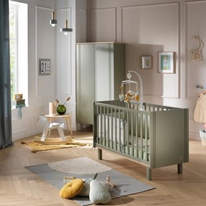 Kleiderschrank 2 Ports ELEONORE Sauthon kaki