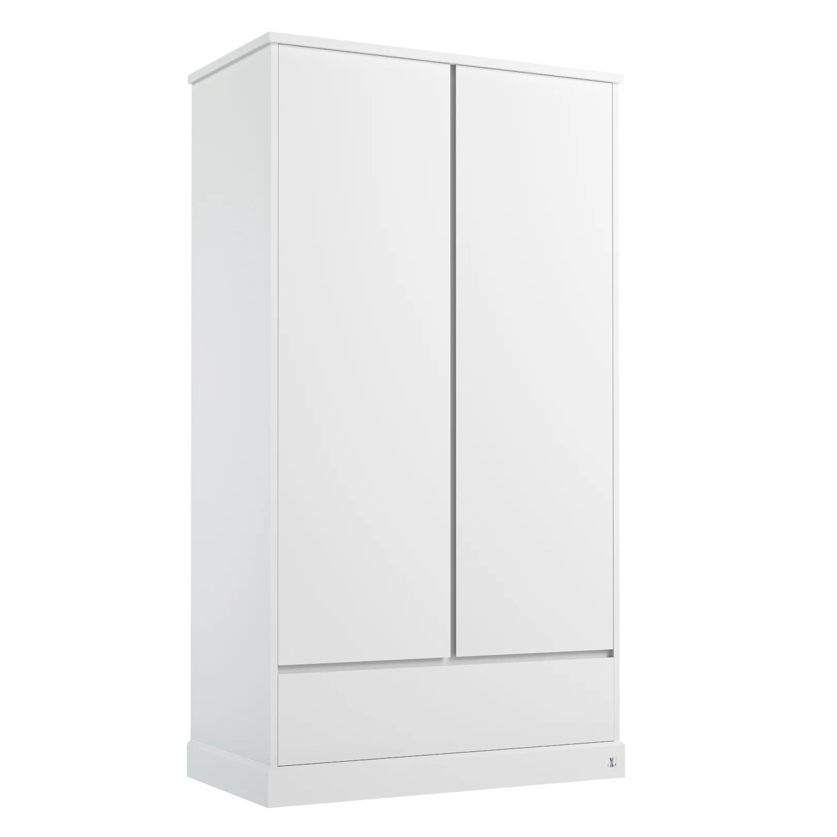 Kleiderschrank 2 Türen PRESTIGE Schublade Lui e Lei