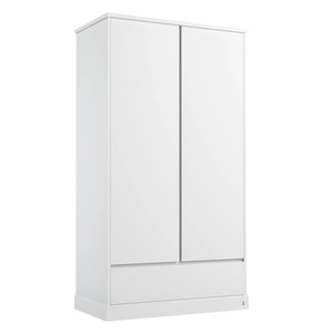 Kleiderschrank 2 Türen PRESTIGE Schublade Lui e Lei