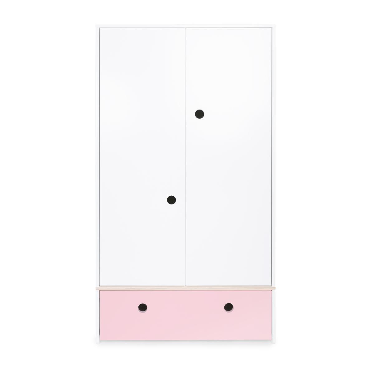 Kleiderschrank 2-türig COLORFLEX Schublade sweet pink 