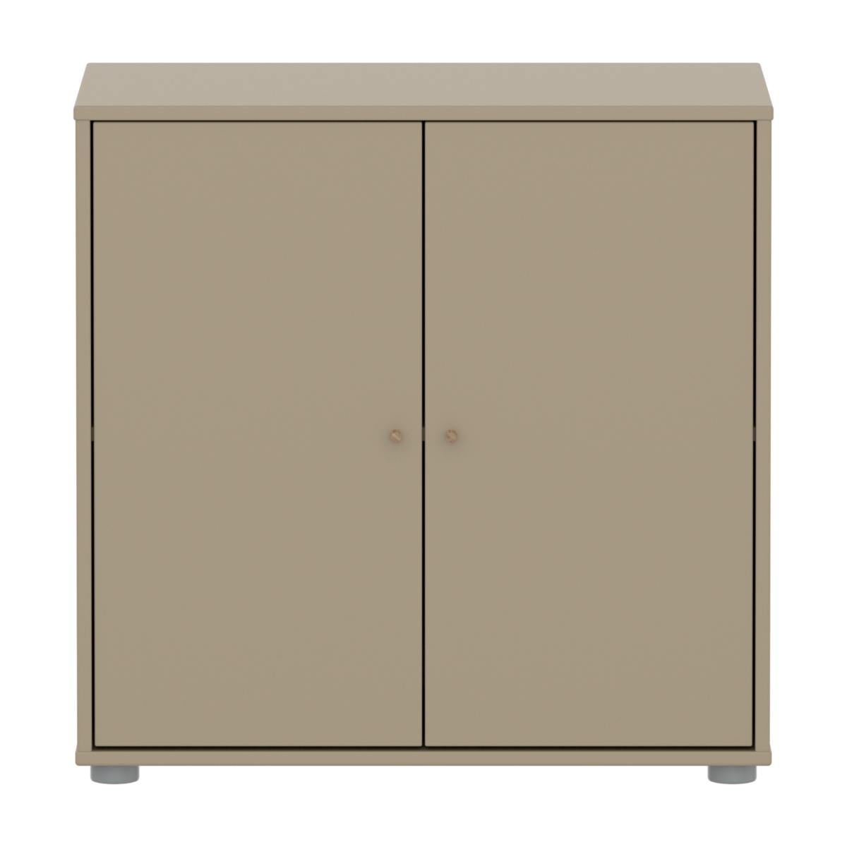 Kleiderschrank 2-türig SAGA Flexa Eiche Hafer hellgrau